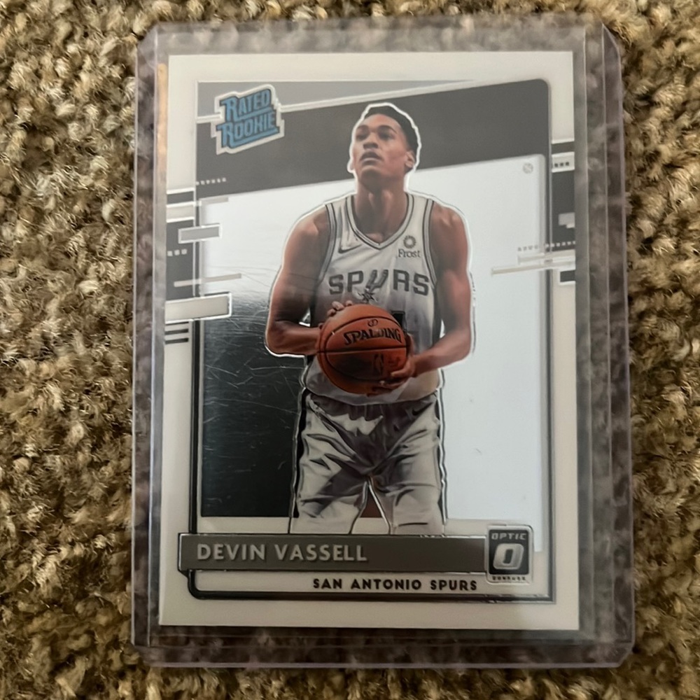 2020-21 Donruss Optic Devin Vassell Rated Rookie card